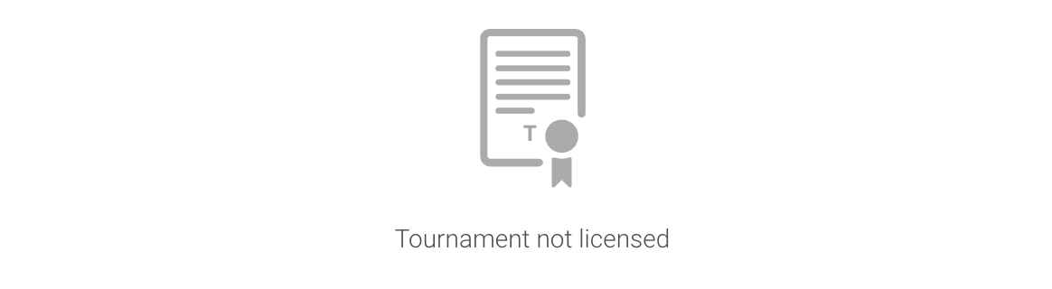 Tournament Not Licensed